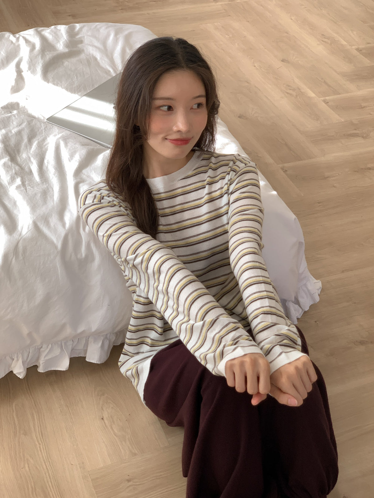 하렘 팬츠 (버건디) 7