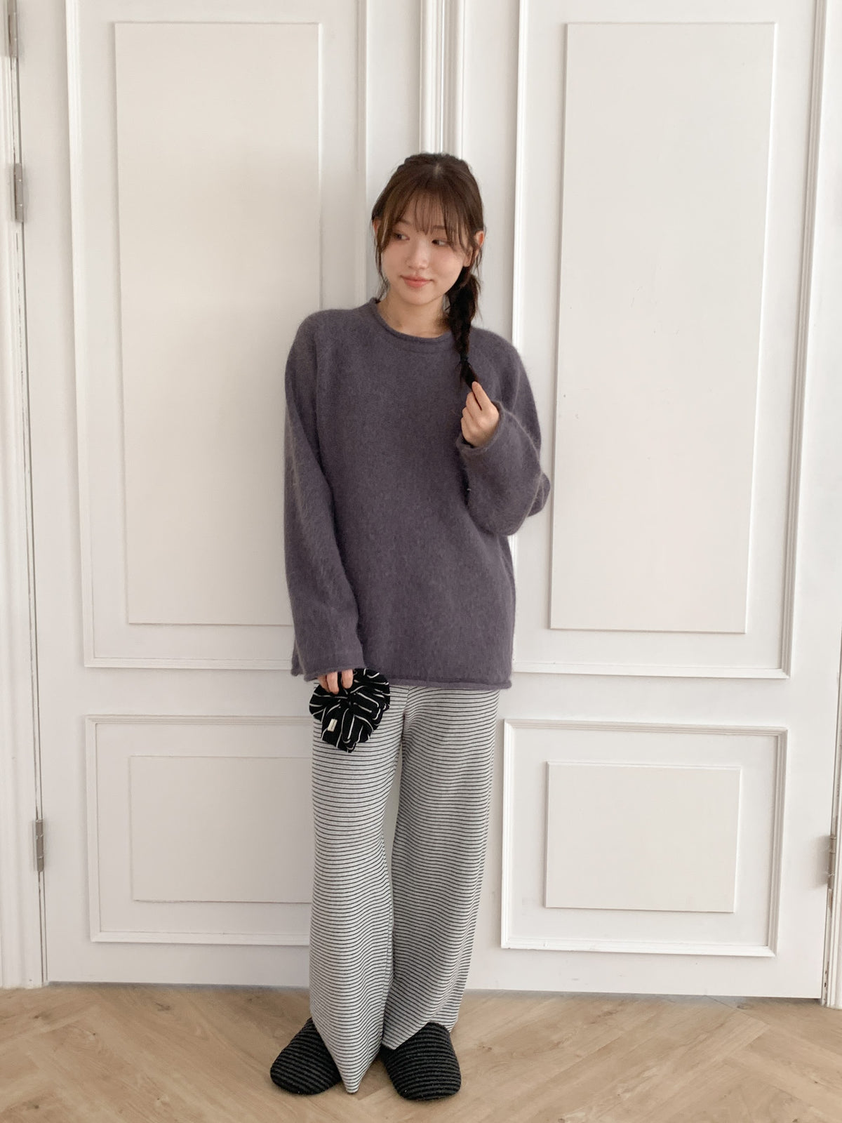 단가라 바지 (그레이블랙) 9