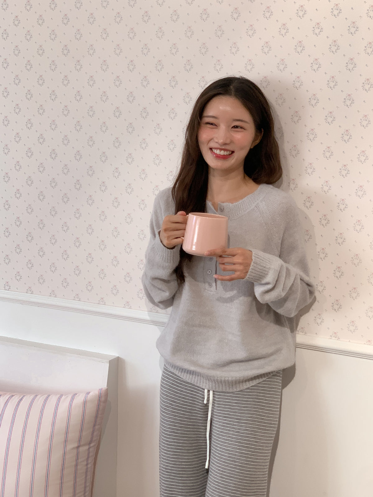 단가라 바지 (그레이화이트) 4