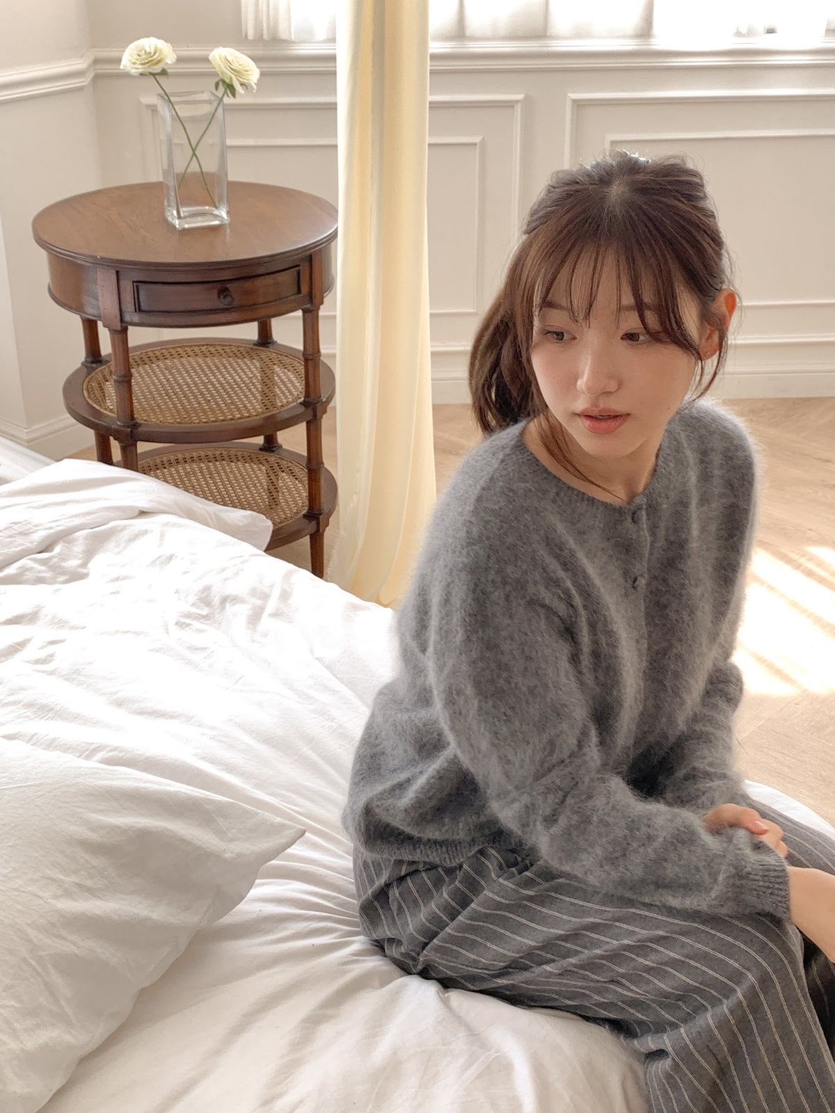 동글단추가디건 (차콜) 7