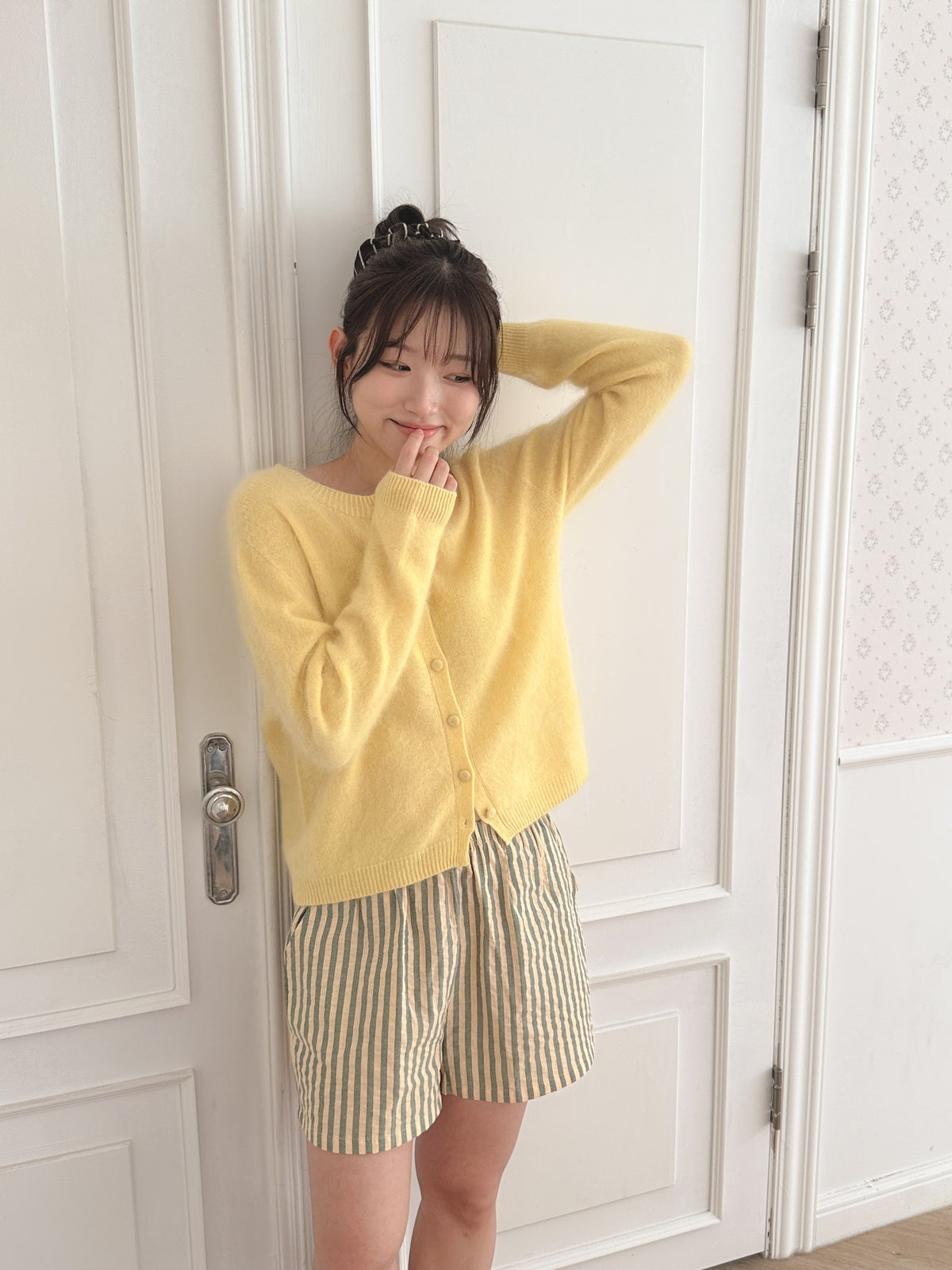 동글단추가디건 (옐로우) 9