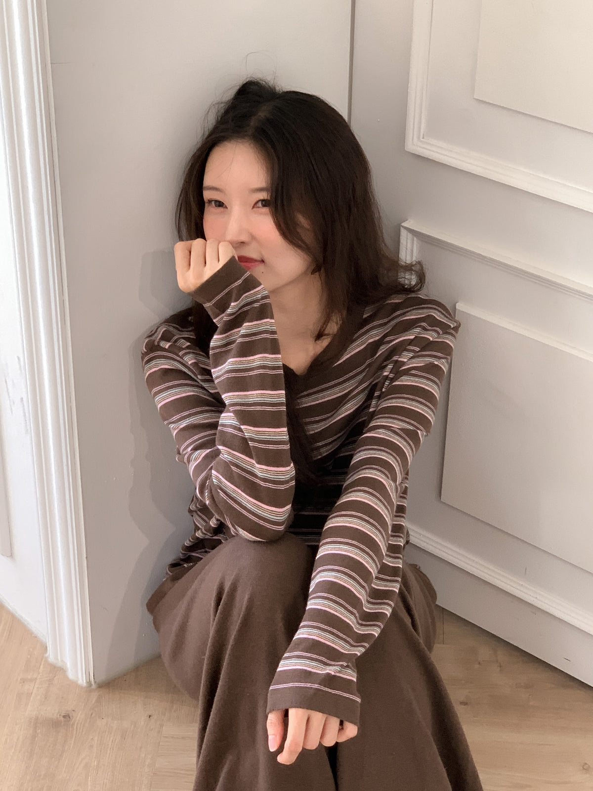 하렘 팬츠 (브라운) 6