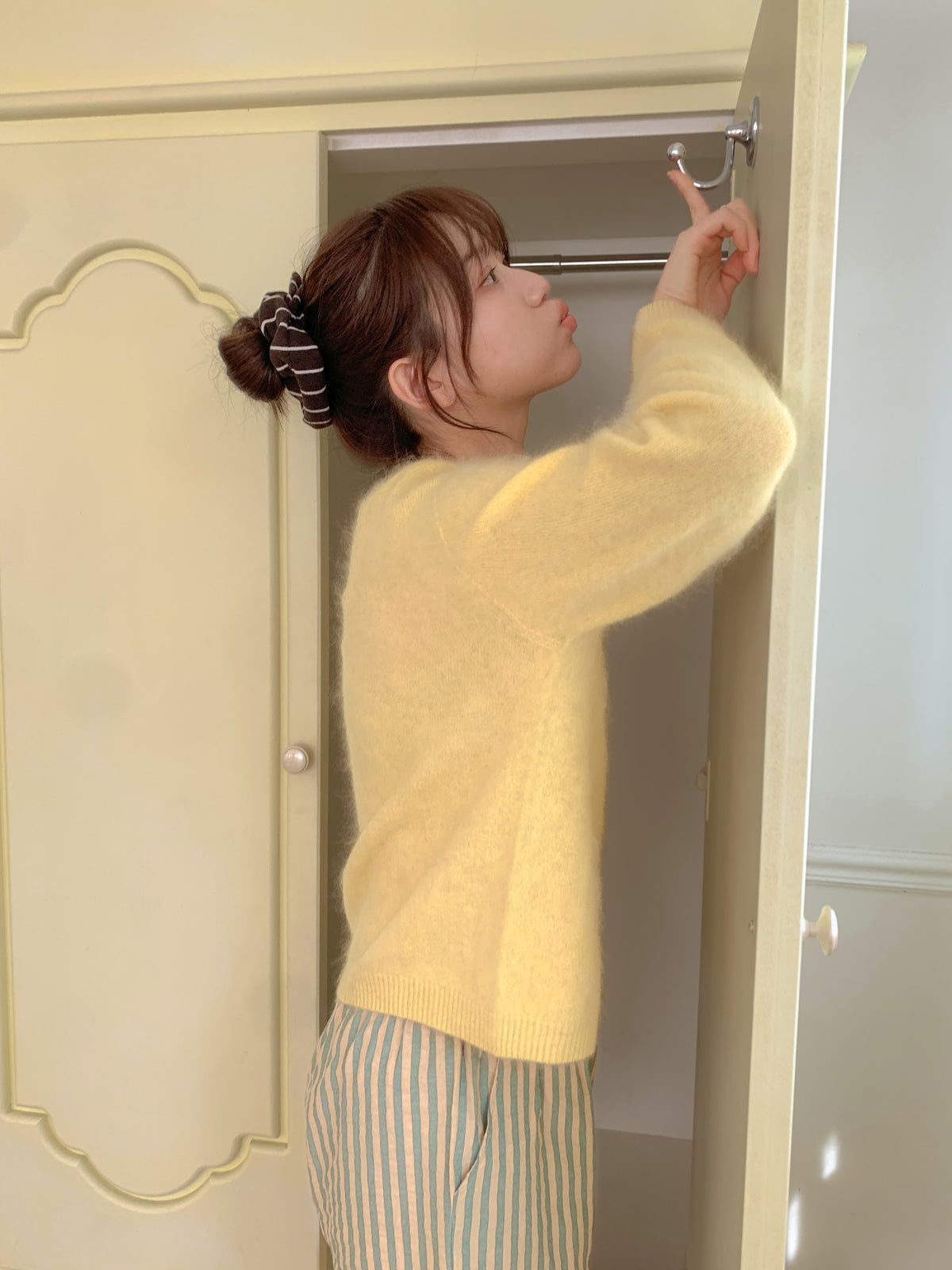 동글단추가디건 (옐로우) 7
