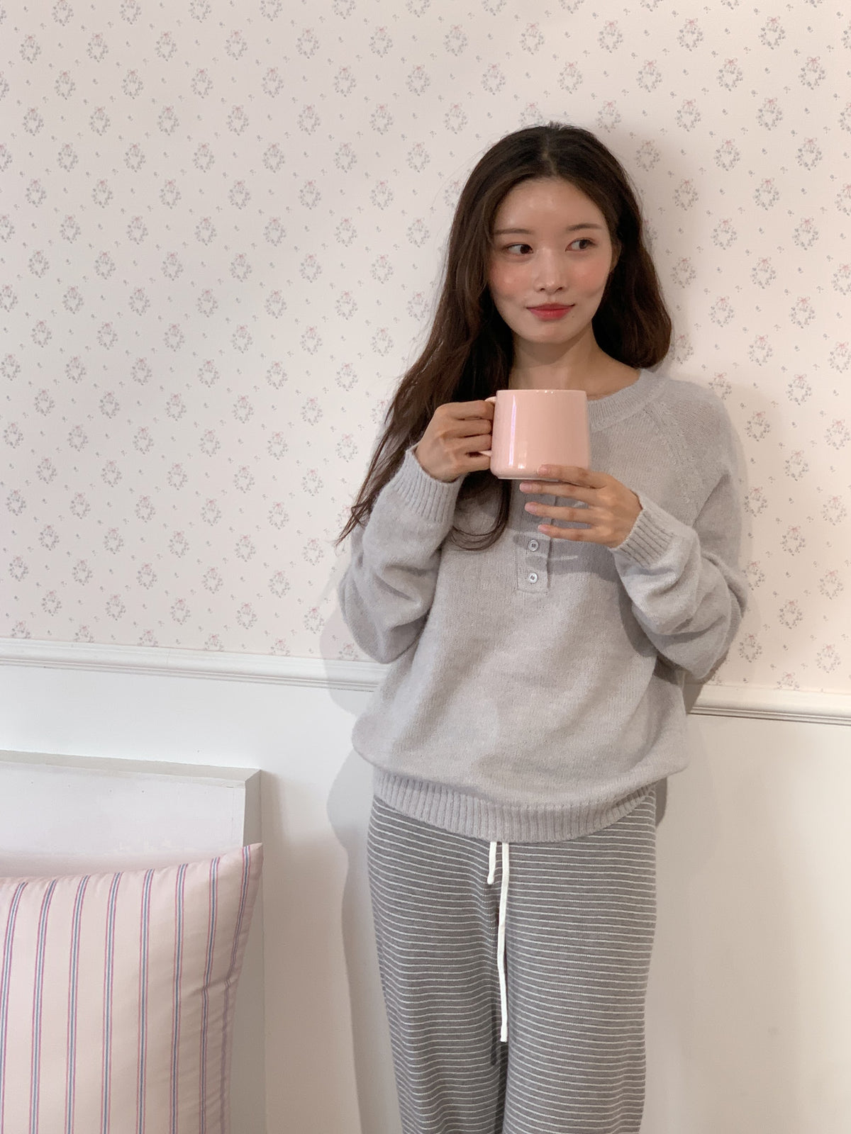 단가라 바지 (그레이화이트) 2