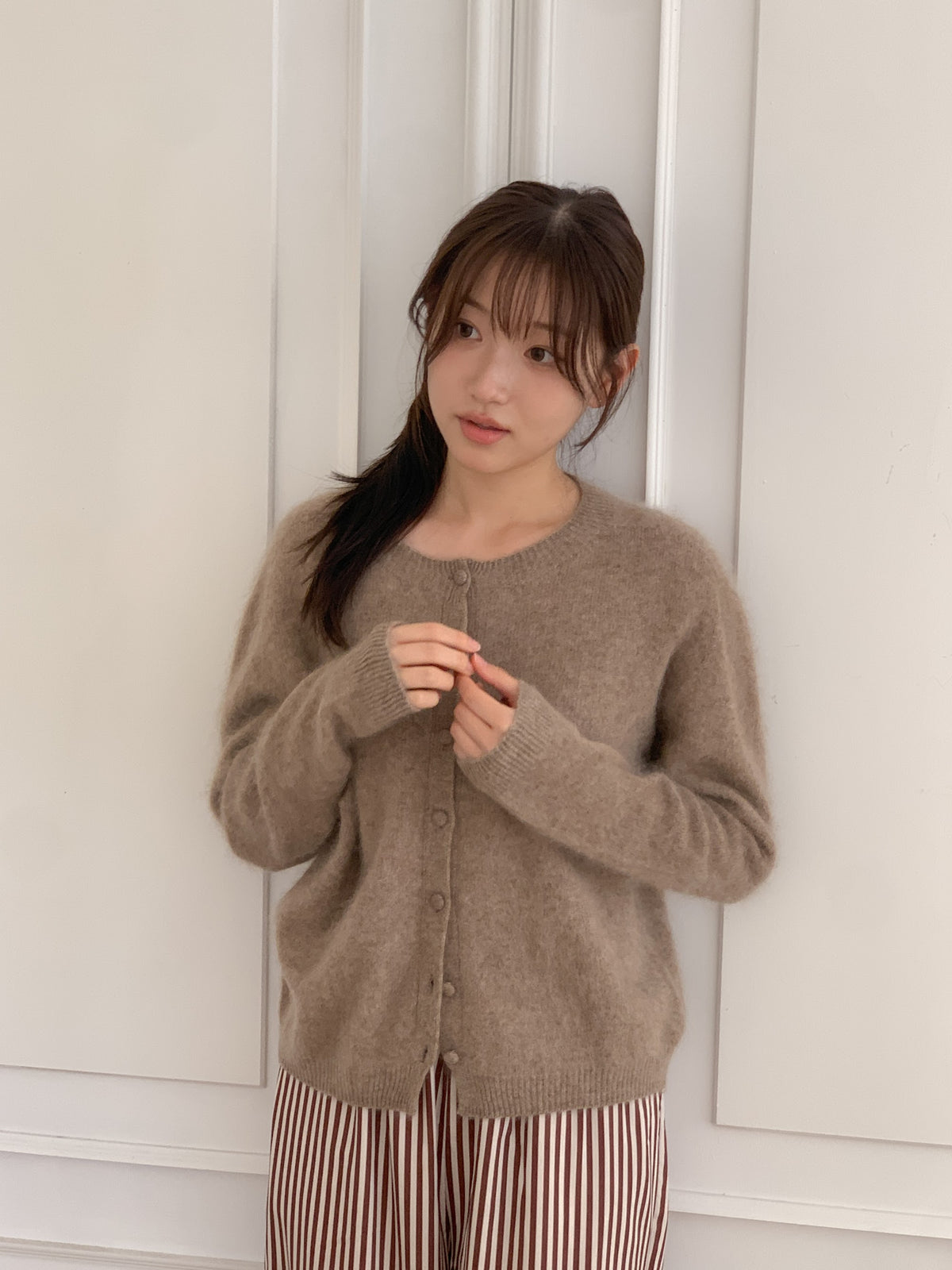 동글단추가디건 (브라운) 7