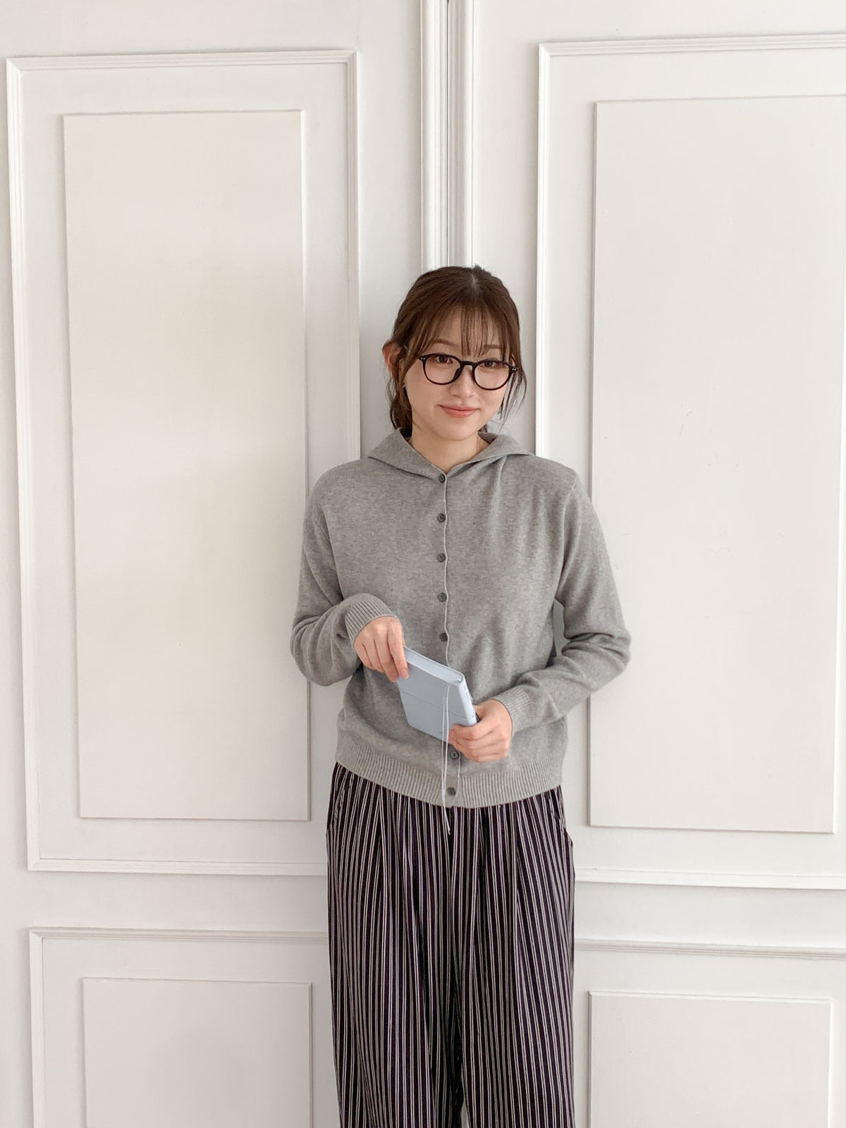 네모단추가디건 (그레이) 10