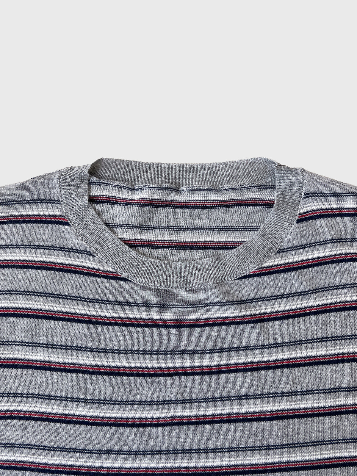 단가라 얇은 니트 (그레이) 12
